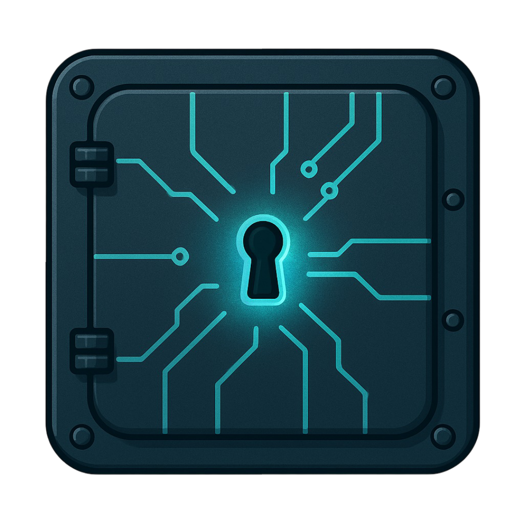 Secure vault icon